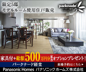 限定5邸モデルルーム使用住戸販売 パナソニックホームズ株式会社_300×250_1のバナーデザイン