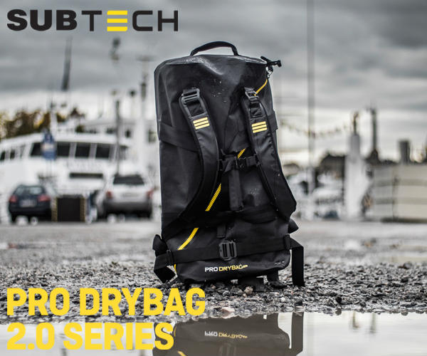 【サブテックスポーツ】Subtech Sports 水面に浮かぶバックパックPro-Drybag2.0_600×500_4のバナーデザイン
