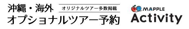 海外・日本オプショナルツアー予約【MAPPLEアクティビティ】320x50のバナーデザイン