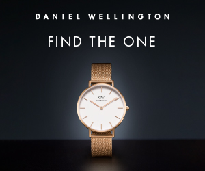 DANIEL WELLINGTON_ダニエルウェリントン_腕時計_300 x 250のバナーデザイン