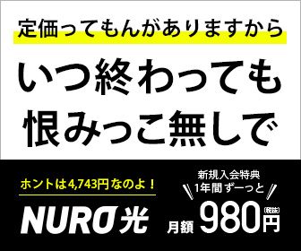 NURO光_いつ終わっても 恨みっこ無しで_336 x 280のバナーデザイン