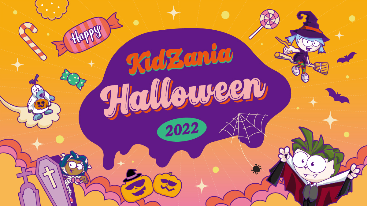 キッザニア_KidZania Halloween2022_1200 x 673のバナーデザイン
