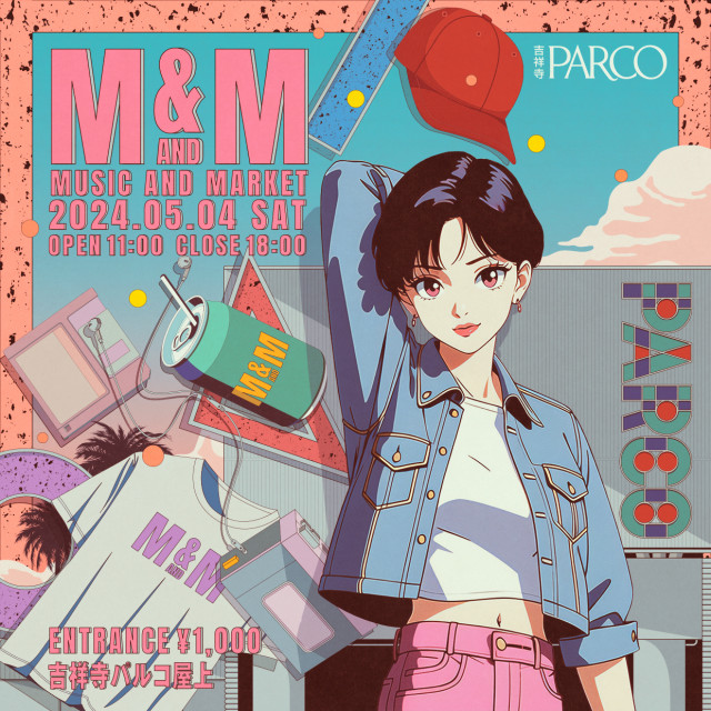 MUSIC AND MARKET 吉祥寺PARCO_640 x 640のバナーデザイン